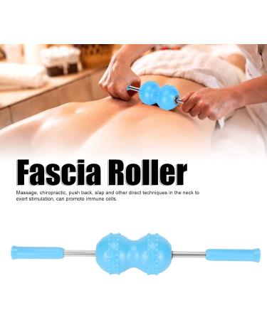 Fascia Muscle Roller - Dual Ball Deep Tissue Massage for Pain Relief | Perfect for Legs & Neck - Buy Online on GoSupps.com