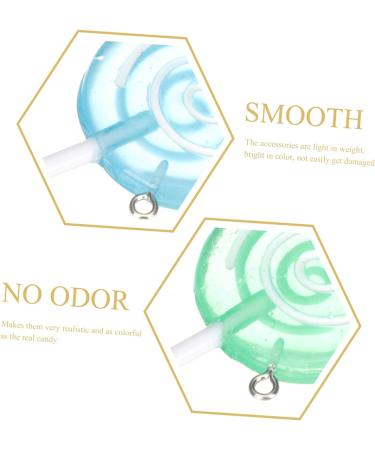 VINTORKY 6pcs Lollipop Model Kids Toy Mini Lollipops Embellishments Diy Lollipops Pendant Fake Lollipops Lollipop Props Wall Decor Christmas Candy Cane Toys Supplies Plastic Child Dessert - Buy Online on GoSupps.com