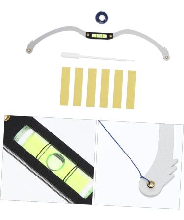 Hemoton 2 pcs Level Mapping Professional Ruler Premium Measuring Metal Eyebrow Marker Shaper Horizontal mediumx2pcs Silverx2pcs - Buy Online on GoSupps.com