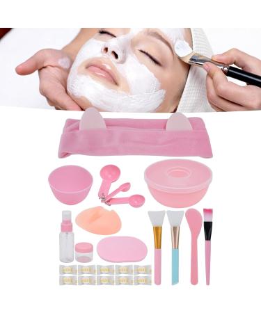 Fdit Face Mask Tool Set - 13 in 1 Mixing Bowl Kit with Spray Bottle Measuring Spoon Spatula Sponge Stick & Silicone Brush | International Shipping Available - Buy Online on GoSupps.com