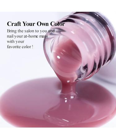 Imtiti Gel Nail Polish- Jelly Light pink Color Gel Polish Soak Off Nail Lamp Nail Art Manicure Salon DIY at Home 15ml Christmas Nail Art - Buy Online on GoSupps.com