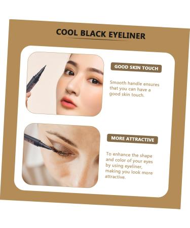 Mipcase 2pcs Cool Female for Eyeliner Woman Tool Pen Makeup Lady Sweat-resistant Waterproof 1 count (Pack of 1) As Shownx2pcs - Buy Online on GoSupps.com