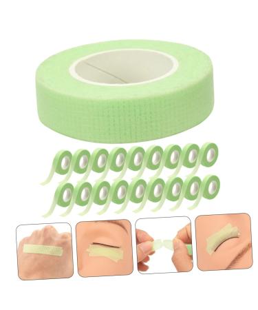 Mikinona 20 Rolls Eyelash Extension Tape - Double Eyelid Non-Woven Fabric Makeup Tape for Lifting - 5.5x1.2cm Green - Buy Online on GoSupps.com