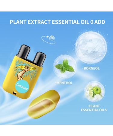LAMUSELAND Essential Oil Nasal Inhaler Pure and Natural Peppermint Double Holes Aromatherapy Nasal Stick Set for Tension Stress Relief and Focus Boost (01) - Buy Online on GoSupps.com