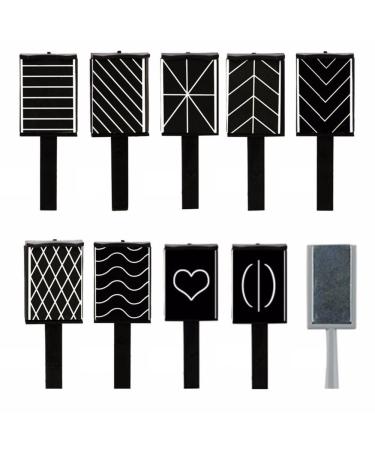 Bnwoinb 11Pcs Nail Art Tool Pen Set - DIY Magic Magnetic Cat Eye UV Gel Polish Accessories - Buy Online on GoSupps.com