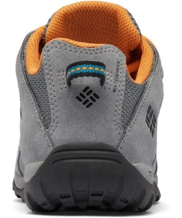 Columbia Redmond Waterproof Hiking Shoe Big Kid 6 - Titanium Grey/Steel/Gold Amber - Buy Online on GoSupps.com