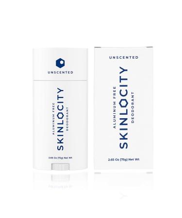 Skinlocity Natural Unscented Deodorant for Men and Women Aluminum Free High Performing - Buy Online on GoSupps.com