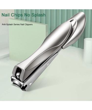 Professional Nail Clippers with Catcher for Thick Toenails - Sharp Clippers for Men and Women - Buy Online on GoSupps.com