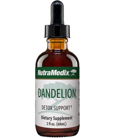 Nutramedix Dandelion Detox Support - Tincture for Liver Health + Gut Health + Antioxidant Support - Dandelion Leaf Liver Support Supplement for Daily Use (60ml)
