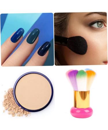 Nail Art Dust Brush Colorful Nail Powder Remover Cleaner Makeup Foundation Brush for Nail Acrylic Uv Gel nail art dust brush - Buy Online on GoSupps.com