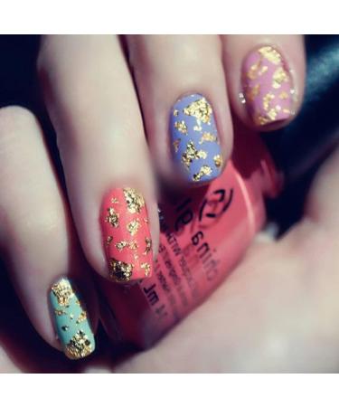 12 Pot/Set Gel Nail Polish Set Nail Art Accessories Gold Silver Paillette Foil Chip Sparkling Flake DIY Glitter Decal Acrylic UV Gel Decoration - Buy Online on GoSupps.com