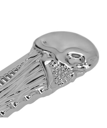 Buy Foldable Zinc Alloy Hair Comb - Anti-Static Portable & Multifunctional for Hair & Beard (Silver) - International Shipping Available - Buy Online on GoSupps.com