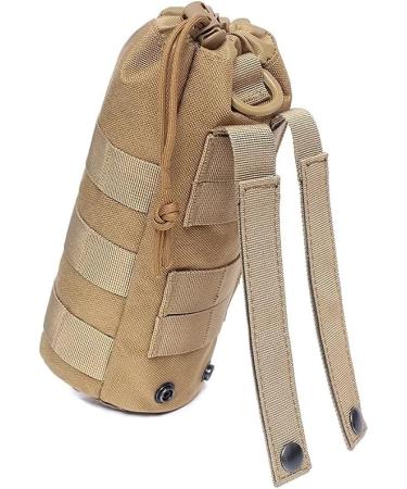 Acexier Tactical Molle Water Bottle Bag - Outdoor Hydration Gear for Camping Hiking & Fishing - Black Sports Travel Bag - Buy Online on GoSupps.com
