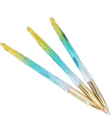 Ultra Fine Nail Art Brushes Set Nail Painting Pen Comfortable Handle Multi Purpose DIY Nail Art Tools Brushes Included Nail Pen for UV Gel Nail Extensions Nail Painting - Buy Online on GoSupps.com