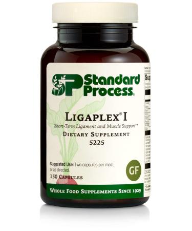 Standard Process Ligaplex I - Whole Food Supplement, Manganese Supplement, Bone Health and Bone Strength, Joint Support with Phosphorus, Shitake, Calcium Lactate, Beet Root and More - 150 Capsules