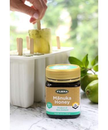 Flora Manuka Honey MGO 100+ - 8.8 oz (250g) - Pure & Natural Superfood - Buy Online on GoSupps.com