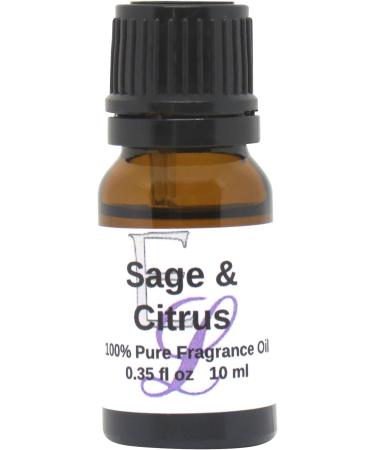 Sage And Citrus Fragrance Oil by Eclectic Lady 10 ml Premium Long Lasting Diffuser Oils Aromatherapy