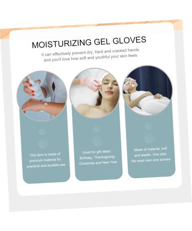 DOITOOL 1 Pair Moisturizing Gel Gloves Dryness Repair Gloves Cotton Overnight Grooming Glove Moisturizing Hand Gloves Spa Gloves Elastic Gloves Cotton Miss Essential Oil - Buy Online on GoSupps.com