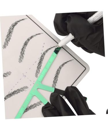 Housoutil 3pcs Household Shaper Tool Positioning Stainless Measuring Eyebrow Steel Triangle Tattoos Nose 13.8x7cmx3pcs Greenx3pcs - Buy Online on GoSupps.com