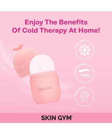 Skin Gym Ice Roller for Face - Depuff Minimize Pores & Achieve Glowing Skin | Easy-to-Use Rolled Ice Face Roller for At-Home Cold Therapy - Buy Online on GoSupps.com