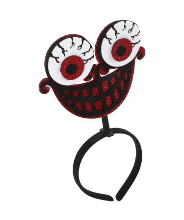 SAFIGLE Alien Eyeball Headband Toy Stretchy Plush Eyeball Headband Horror Eye Plush Alien Monster Headband for Party Cosplay Halloween Headpiece