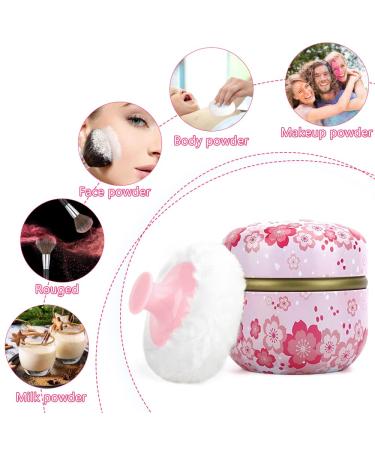 Lionvison Baby Powder Can - Soft Travel Container & Body Powder Box - Portable Home Case (Pink) - Buy Online on GoSupps.com