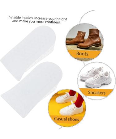 GLEAVI Height Increasing Insoles - 3 Pairs Unisex Double Layer Shoe Inserts for Instant Height Boost | Adjustable Invisible Shoe Lifts & Pads - Buy Online on GoSupps.com