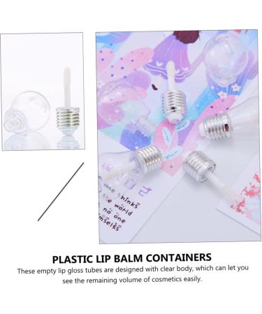 Alipis Tubes de Gloss L vres en Plastique 10 Pi ces Mini Taille Transparente Forme Ampoule pour Fabrication Maison Cosm tiques Voyage - Buy Online on GoSupps.com