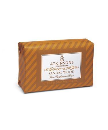 Atkinsons Fine Perfumed Line Soap Sandal Wood 125 g 1 Piece