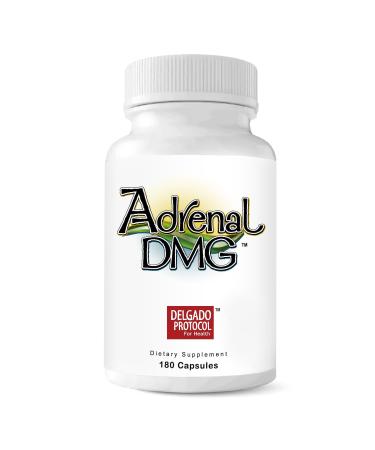 Adrenal DMG - 180 Capsules - Support Daytime Energy Better Sleep Immune System Reduce Stress Levels and Fatigue - All Natural Supplement