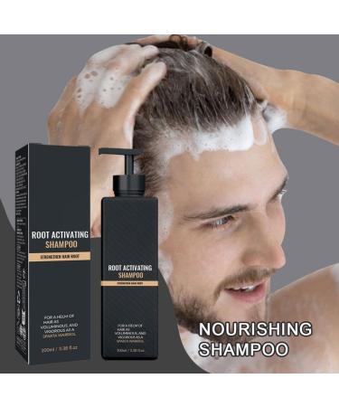 Root-activating shampoo thickening shampoo for hair loss promotes regrowth formula - Buy Online on GoSupps.com