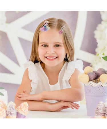 Ygchen 10-Piece Princess Hair Clips Set - Yellow Bow Hair Clips for Girls | Baby Girl Birthday Gift | International Shipping - Buy Online on GoSupps.com
