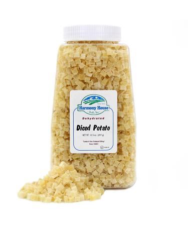 Harmony House Foods Dehydrated Diced Potatoes 10.5 oz - Perfect for Hash Browns, Stews, Soups, and More - Buy Online on GoSupps.com