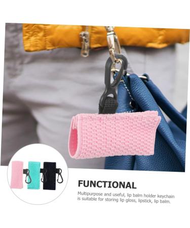 Shop MAGICLULU 3 Pcs Lip Gloss Holder Keychain - Portable Elastic Lipstick Sleeves & Pouch for Ultimate Organization - Buy Online on GoSupps.com