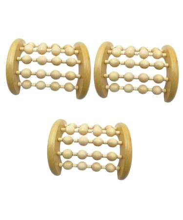 Tovinanna 3st massage cushion Foot massager Portable Massage SkinCare skin care LOCK MASIAL MASSAGER WOLLE WELZE CRICT SOUT TO Small Tool Massage Stab 18.50x7.00cmx3PC as shown x 3 pieces