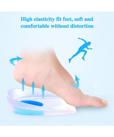 Gel Heel Cups - Anti-Slip Inserts for Heel Pain Relief | Blister Prevention & Comfort | One Size Fits All - Buy Online on GoSupps.com