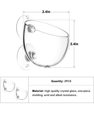 Vtinyeal Aquarium Plant Keep Cup - 2 Pieces Water Plant Pot with Suction Cups | Aqua Decoration & Accessories - Buy Online on GoSupps.com