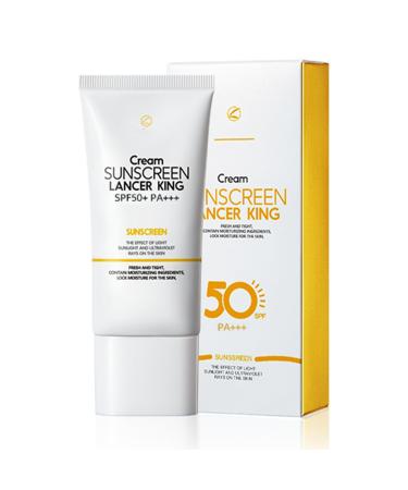 Advanced Sunscreen Spf 50 Face Water Resistant & Non Greasy Face Sunscreen for Body No Fragrance UVA & UVB Protection Suitable for Outdoor Travel Tanning