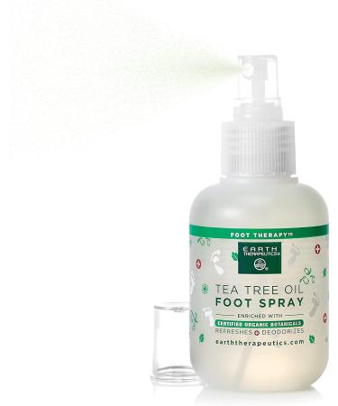 Earth Therapeutics Tea Tree Oil Foot Spray - 4 oz | Natural Refreshing Footcare Solution - Buy Online on GoSupps.com