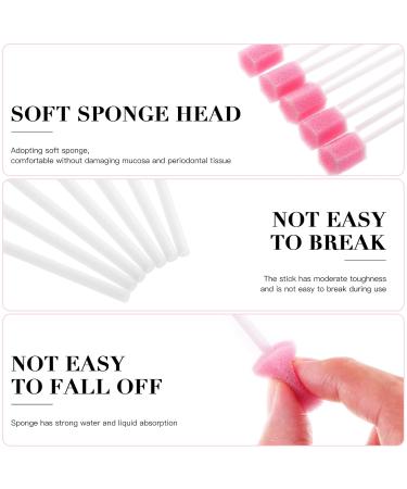 EXCEART Oral Care Swabs - 100pcs Disposable Dental Sponge for Sterile Oral Cleaning - Buy Online on GoSupps.com