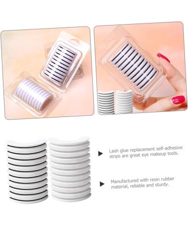 Mikinona 2 Boxes Self Adhesive Eyelash Adhesive Strip Lash Glue Liners Lash Strips Glue Fake Eyelashes Eyelash Adhesive Strips Lash Strips to Lashes Applicator Replace Resin Glue - Buy Online on GoSupps.com