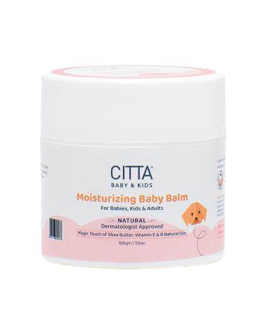 CIT_TA Moisturizing Baby Balm for Face and Body with 8 Natural Oils & Shea Butter | Baby Moisturizer for dry skin & Sensative Skin | 100 gm