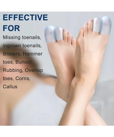 4 Pairs Toe Protectors - Blister Covers & Sleeves for Corns Big Toe Pain Relief | International Shipping - Buy Online on GoSupps.com
