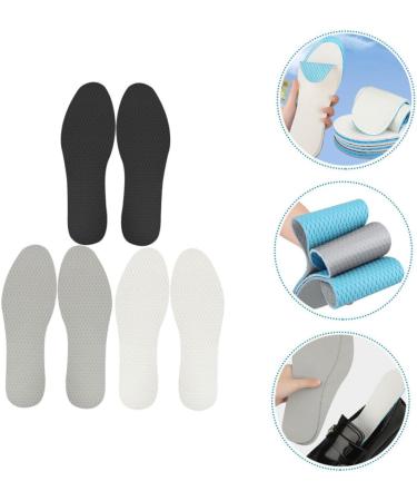 3 Pairs Latex Insoles - Thin Shoe Inserts for Women & Men | Arch Support Shoe Pads for Comfort & Repair - Buy Online on GoSupps.com