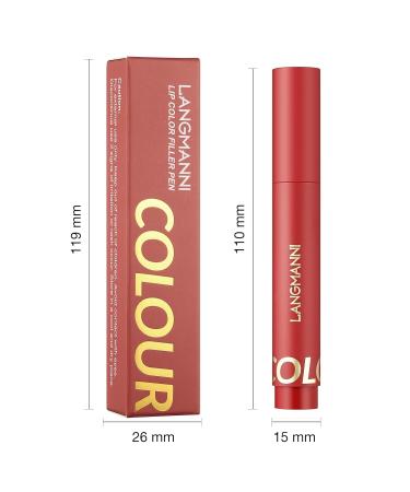 LANGMANNI Lip Stain - Moisturizing Waterproof Long-Lasting & Smudge Proof | International Shipping Available - Buy Online on GoSupps.com