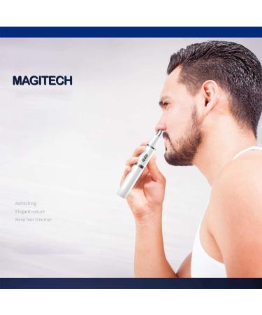 Buy Precision Nose Hair Trimmer - Dual Sided Blade for Ears & Eyebrows | International Shipping Available - Buy Online on GoSupps.com