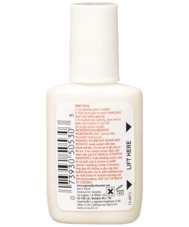 Super Nail Stick It Glue Brush-on 0.5 fl oz - Professional Nail Adhesive - Buy Online on GoSupps.com