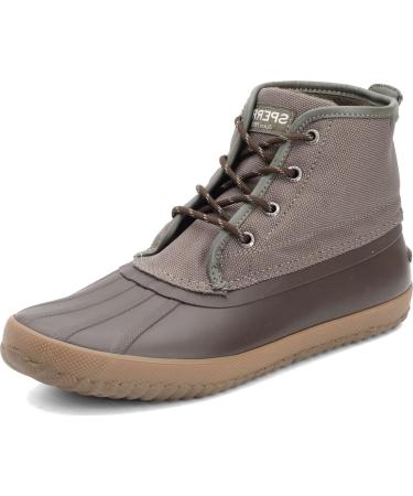 Sperry Men's Brewster Duck Boots 12 Olive Brown