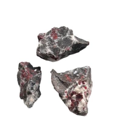 Beautiful Natural Raw Gemstone Rough Crystal Cinnabar Stone 30G-110G 1pc (Color : Burgundy Size : 30G-45G) 30G-45G Burgundy