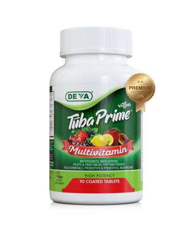 Deva Tuba Prime Multivitamin High Potency 90 Coated Tablets